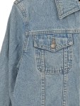 Vorschaubild 2 von Jeansjacke Herren Blau Gr. 52/XL Casual Baumwolle Langarm