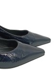 Vorschaubild 4 von Damen Pumps Lackleder Blau Gr. 39 Made in Italy Elegant