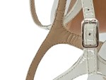 Vorschaubild 4 von Sandaletten Damen Keilabsatz Elegant Weiß Gr. 37 Riemchensandalen
