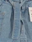 Vorschaubild 3 von Paperbag Jeans Shorts Kinder Blau Gr. 152