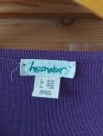 Vorschaubild 4 von Damen Strickjacke Gr. 36 S Lila Wolle Basic Cardigan