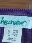 Vorschaubild 5 von Damen Strickjacke Gr. 36 S Lila Wolle Basic Cardigan