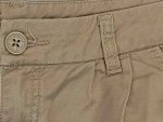 Vorschaubild 3 von Shorts Damen Beige Gr. W28/36/S Baumwolle Uni Casual Freizeit