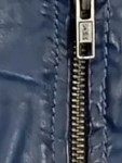 Vorschaubild 6 von Damen Lederjacke Blau Gr. 34/XS Freizeit Modern Langarm