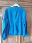 Vorschaubild 2 von Damen Leichte Jacke Gr. 42 Blau Casual Reißverschluss