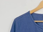 Vorschaubild 4 von Damen Leichte Jacke Gr. 42 Blau Casual Reißverschluss