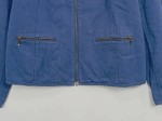 Vorschaubild 5 von Damen Leichte Jacke Gr. 42 Blau Casual Reißverschluss