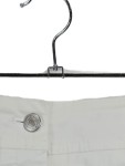 Vorschaubild 3 von Damen Jeansrock Gr. 40 Weiß Casual Midi Nieten Stickerei