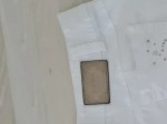 Vorschaubild 4 von Damen Jeansrock Gr. 40 Weiß Casual Midi Nieten Stickerei