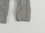 Vorschaubild 7 von Stoffhose Kinder Grau Gr. 80 Baumwolle Uni Casual Alltag Logo-Print Knopf