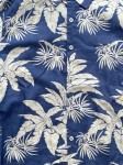 Vorschaubild 5 von Kinder Jungen Hemd Kurzarm Hawaii Blumen Blau Weiß Gr. 120, 122