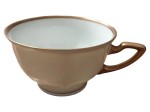 Vorschaubild 1 von Scherzer & Co Bavaria Teetasse Porzellan Beige Gold 50 Jahre