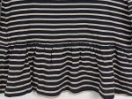 Vorschaubild 3 von Damen Langarmshirt Streifen Glockenärmel Wolle Gr. 34;XS