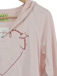 Vorschaubild 3 von Kapuzenpullover Damen Gr. 40/L Pink Baumwolle Grafisch Casual