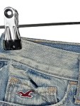 Vorschaubild 3 von Damen Jeans Shorts Gr. 24 Blau Casual Destroyed