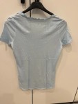 Vorschaubild 3 von Damen T-Shirt Blau Gr. 34/XS Casual Logo-Print
