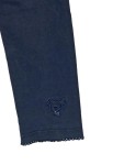 Vorschaubild 2 von Leggings Jogginghose Mädchen Blau Uni Baumwolle Gr. 116