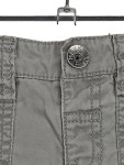 Vorschaubild 4 von Stoffhose Kinder Grau Gr. 80 Baumwolle Uni Casual Alltag Logo-Print Knopf