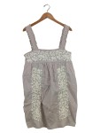 Vorschaubild 1 von Damen Sommerkleid Beige XL Feminin Baumwolle mit Stickerei
