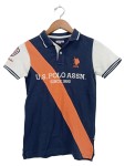 Vorschaubild 1 von Kinder Poloshirt Gr. 140 Mehrfarbig Preppy Logo-Print