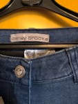 Vorschaubild 4 von Damen Jeans Straight Leg Gr. 40 Blau mit Strasssteinen