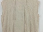 Vorschaubild 3 von Damen Pullunder Strickweste Kapuze Beige Gr. 42/XL Casual