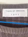 Vorschaubild 6 von Strickkleid Damen Langarm Grau Gr. 34/XS Modern