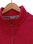 Vorschaubild 2 von Fleecejacke Damen Rot Gr. 44/XXL Polyester Wolle Polyamid Uni Outdoor
