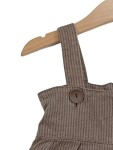 Vorschaubild 3 von Kinder Latzhose Gr. 98 (3 Jahre) Braun Casual Baumwolle