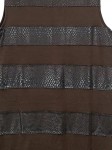 Vorschaubild 2 von BY NO1 Damen Kleid Braun Schlangenprint Streifen Gr. 38/M elegant