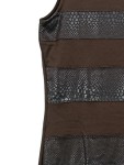Vorschaubild 3 von BY NO1 Damen Kleid Braun Schlangenprint Streifen Gr. 38/M elegant