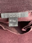 Vorschaubild 5 von Damen Strickkleid Langarm Maxikleid Gr. 34/XS Modern Rot