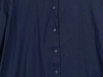 Vorschaubild 4 von Hemdbluse Damen Blau Gr. 38/M Baumwolle Basic Langarm Herbst/Winter Knopf