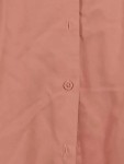 Vorschaubild 2 von Hemdbluse Damen Gr. 38/M Rosa Viskose Basic Langarm Alltag Knopf