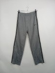 Vorschaubild 2 von Jogginghose Herren Gr. 52/L Grau Polyester Meliert Streifen Logo-Print