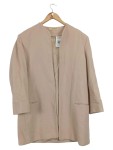 Vorschaubild 1 von Damen Übergangsmantel Beige Wolle Kaschmir Angora Gr. 40 L