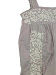 Vorschaubild 3 von Damen Sommerkleid Beige XL Feminin Baumwolle mit Stickerei