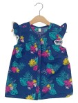Vorschaubild 1 von Sommerkleid Kinder Gr. 104 Mehrfarbig Wolle Blumenmuster Casual Freizeit