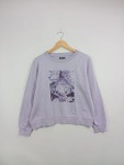 Vorschaubild 2 von UP 2 FASHION Damen Pullover Einheitsgröße Lila Blumenmuster Casual
