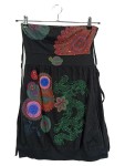 Vorschaubild 1 von Damen Sommerkleid L Bohemian Mehrfarbig Drachenmotiv