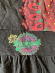 Vorschaubild 2 von Damen Sommerkleid L Bohemian Mehrfarbig Drachenmotiv