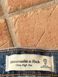 Vorschaubild 6 von Jeansrock Damen Gr. 25 Blau Casual Minirock High Rise