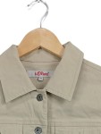 Vorschaubild 2 von Damen Jeansjacke Beige Gr. 34;XS Casual Langarm