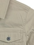 Vorschaubild 3 von Damen Jeansjacke Beige Gr. 34;XS Casual Langarm
