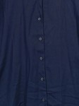Vorschaubild 5 von Hemdbluse Damen Blau Gr. 38/M Baumwolle Basic Langarm Herbst/Winter Knopf