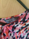 Vorschaubild 8 von M&S Damen Bluse Langarm Mehrfarbig Abstrakt Gr. 42/XL Polyester