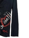 Vorschaubild 6 von Damen Langarmshirt mit Print Schwarz Gr. 34/XS Casual