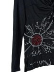 Vorschaubild 7 von Damen Langarmshirt mit Print Schwarz Gr. 34/XS Casual