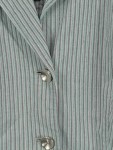 Vorschaubild 4 von Damen Blazer Gr. 38 Blau Gestreift Business