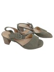Vorschaubild 1 von Damen Sandaletten Gr. 38 Oliv Modern Eleganter Blockabsatz Schnalle